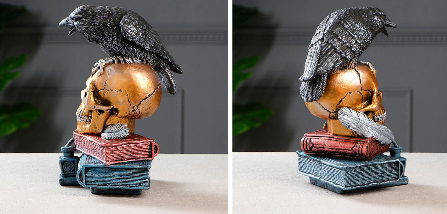 Статуэтка Raven and Skull Статуэтка Raven and Skull - Loft-Concept в Волгограде