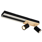 Потолочный светильник черный GAVIN WOOD варинант исполнения - 1 | Loft Concept в Волгограде