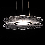 Люстра с прозрачным волнистым плафоном в форме цветка Ethereal Bloom варинант исполнения - 6 | Loft Concept в Волгограде