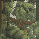 Обои ручная роспись Redwoods Colourway SC-281 on scenic paper варинант исполнения - 2 | Loft Concept в Волгограде