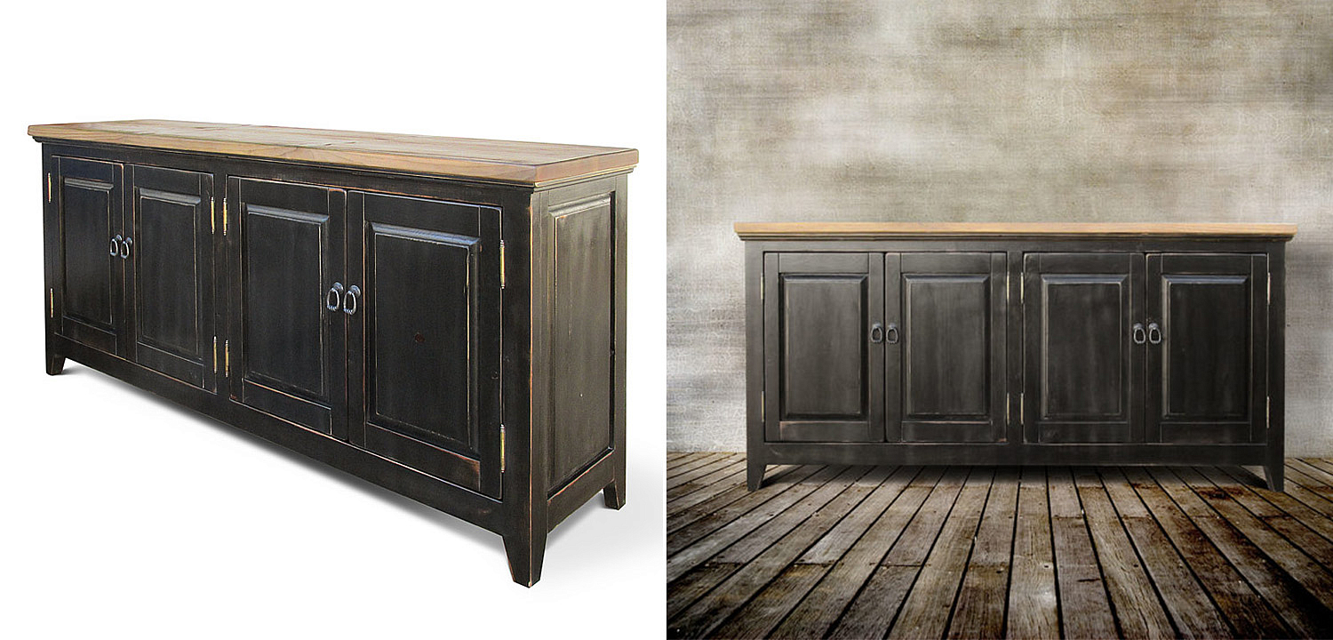 Комод в стиле прованс Sidsel Provence HARMONIE Antique Black Черный Комод в стиле прованс Sidsel Provence HARMONIE Antique Black Черный - Loft-Concept в Волгограде