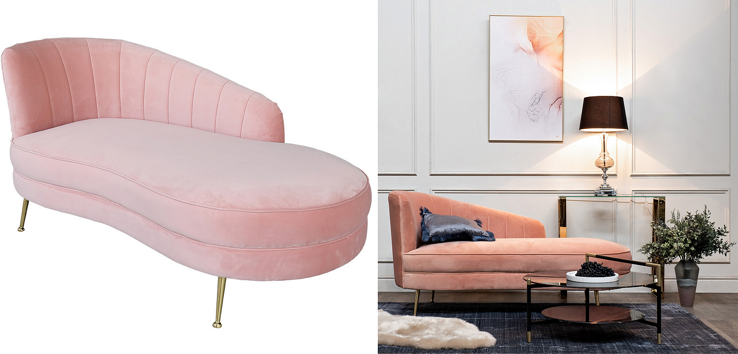 Кушетка Pink Velur Кушетка Pink Velur - Loft-Concept в Волгограде