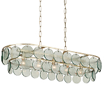 Люстра овальной формы с каскадом из декоративных элементов Harmony of Light варинант исполнения - 2 | Loft Concept в Волгограде