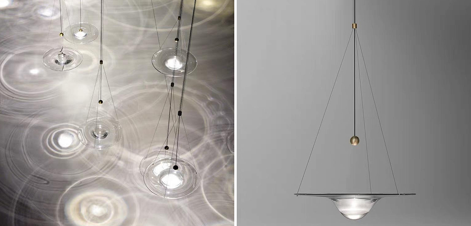 Hesitation Lamp Стеклянный подвесной светильник, имитирующий каплю воды Hesitation Lamp Стеклянный подвесной светильник, имитирующий каплю воды - Loft-Concept в Волгограде