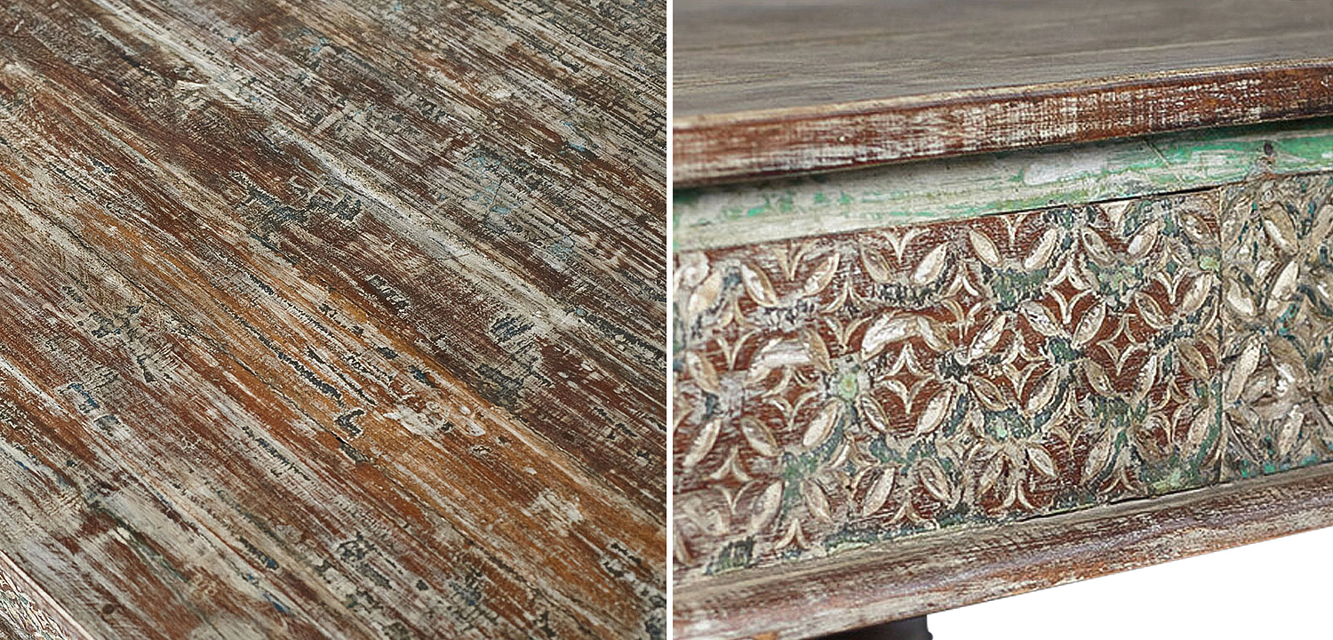 Кофейный стол из массива манго Devina Grey Mango Coffee Table Кофейный стол из массива манго Devina Grey Mango Coffee Table - Loft-Concept в Волгограде