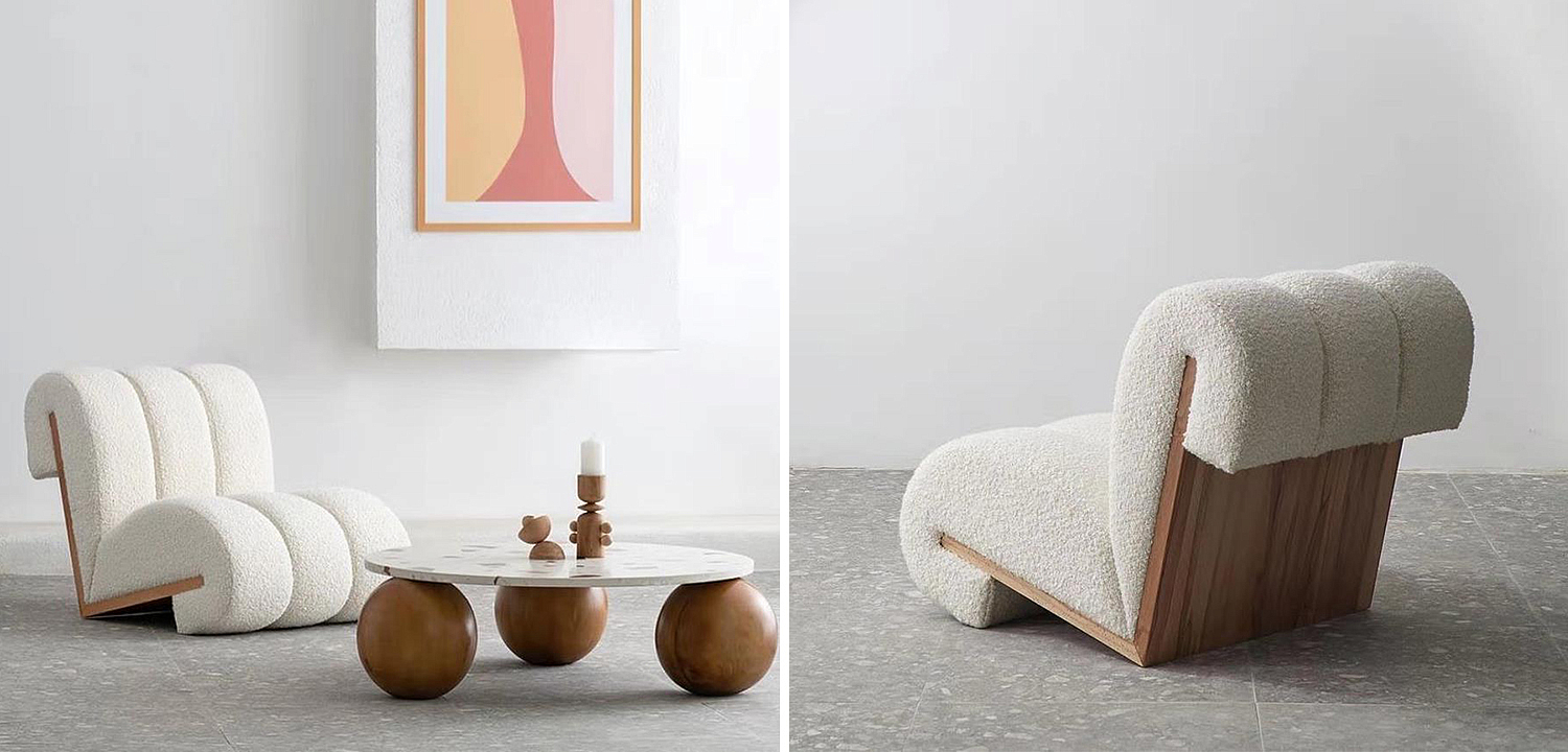 Кресло Frazier Boucle Armchair Кресло Frazier Boucle Armchair - Loft-Concept в Волгограде