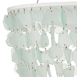 Люстра круглая с каскадом из декоративных элементов Sea Glass варинант исполнения - 2 | Loft Concept в Волгограде