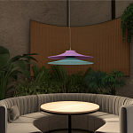 Подвесной вязаный светильник в двухцветном исполнении «Двойной Токио»  варинант исполнения - 2 | Loft Concept в Волгограде