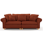 Мебельная ткань Шенилл терракотовый цвет 138 см T4-44 варинант исполнения - 4 | Loft Concept в Волгограде