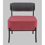 Кресло Ponpoun тёмно-серый бордо варинант исполнения - 4 | Loft Concept в Волгограде