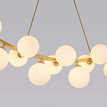Люстра подвесная с белыми лампами в форме шара Felicitat варинант исполнения - 2 | Loft Concept в Волгограде