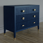 Бельевой Комод с 4 ящиками Elsa Dreams Blue варинант исполнения - 1 | Loft Concept в Волгограде