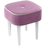 Квадратный мягкий пуф на белых ножках Winton Pouf Square варинант исполнения - 5 | Loft Concept в Волгограде