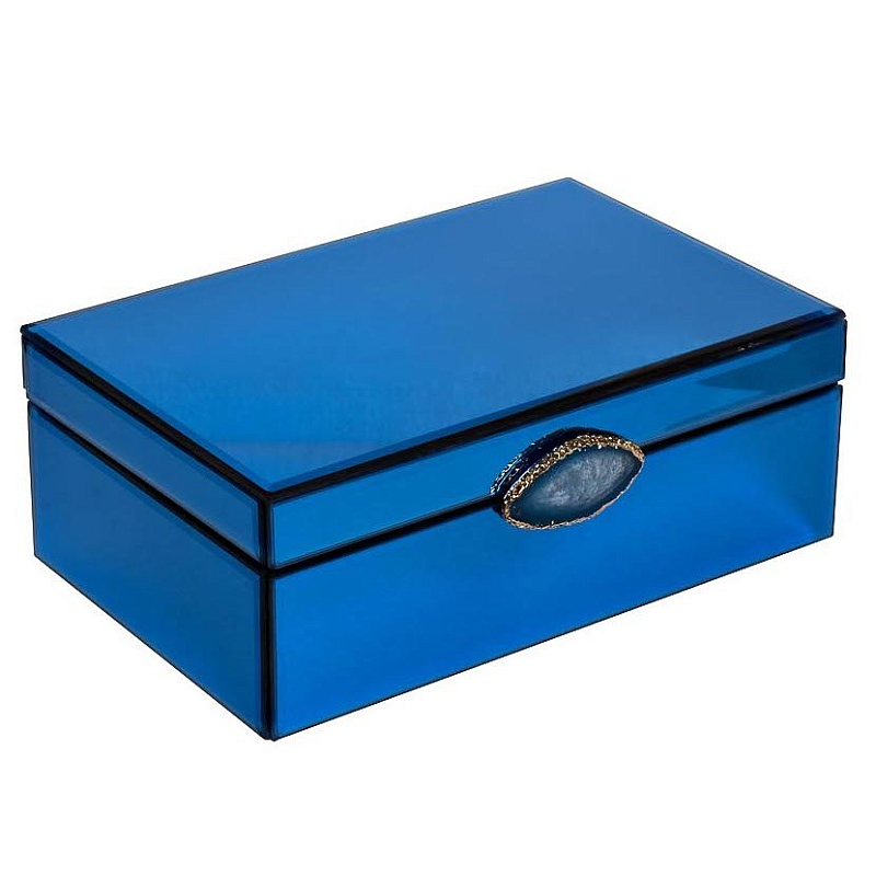 Шкатулка Blue Surprise Parallelepiped Синий Шкатулка Blue Surprise Parallelepiped Синий в Волгограде | Loft Concept