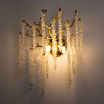 Бра золотого цвета с ветвями и хрустальными подвесками FAIRYTREE Light варинант исполнения - 2 | Loft Concept в Волгограде