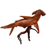 Статуэтка акула-молот деревянная Hammer варинант исполнения - 2 | Loft Concept в Волгограде