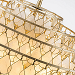 Люстра многоярусная с декором из натуральной морской ракушки Iridescent Light варинант исполнения - 6 | Loft Concept в Волгограде