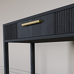 Элегантная Консоль Primo с выдвижным ящиком Черный дуб варинант исполнения - 4 | Loft Concept в Волгограде