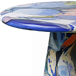 Дизайнерский журнальный стол с цветным орнаментом Unyly варинант исполнения - 3 | Loft Concept в Волгограде