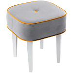 Квадратный мягкий пуф на белых ножках Winton Pouf Square варинант исполнения - 11 | Loft Concept в Волгограде