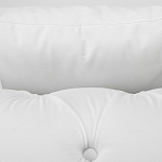 Кресло низкое с мягкой обивкой из велюра на 4-х ножках из массива березы Sophie Armchair white варинант исполнения - 4 | Loft Concept в Волгограде