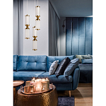 Подвесной светильник с двумя белыми рифлеными цилиндрическими плафонами Golden Swirl варинант исполнения - 8 | Loft Concept в Волгограде