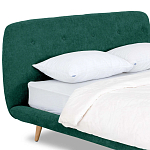 Кровать с мягким изголовьем Palmer Bed варинант исполнения - 3 | Loft Concept в Волгограде