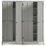 Шкаф серый Silva Grey Cabinet варинант исполнения - 9 | Loft Concept в Волгограде