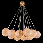 Люстра подвесная круглая с сферическими плафонами из натурального камня Glowing Spheres варинант исполнения - 13 | Loft Concept в Волгограде