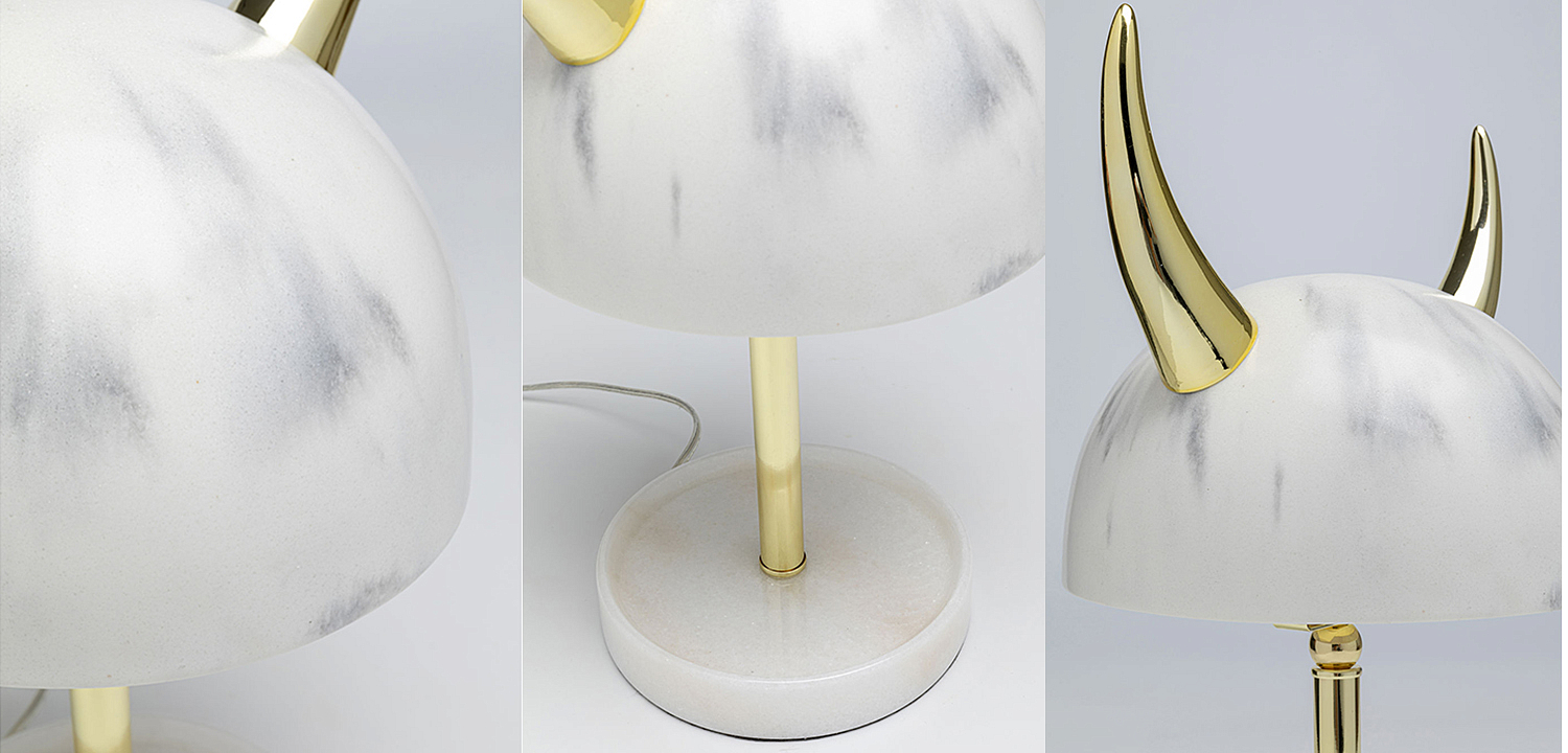 Настольная лампа Marble with Horns - Loft-Concept в Волгограде