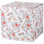 Набор посуды обеденный из фарфора на 6 персон 18 предметов Flower Porcelain Collection варинант исполнения - 3 | Loft Concept в Волгограде