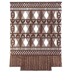 Панно Макраме коричневый цвет  варинант исполнения - 6 | Loft Concept в Волгограде