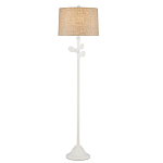 Торшер с белым каркасом и тканевыми абажуром Natural Stems варинант исполнения - 2 | Loft Concept в Волгограде