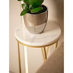 Столик дизайнерский Beige marble варинант исполнения - 5 | Loft Concept в Волгограде