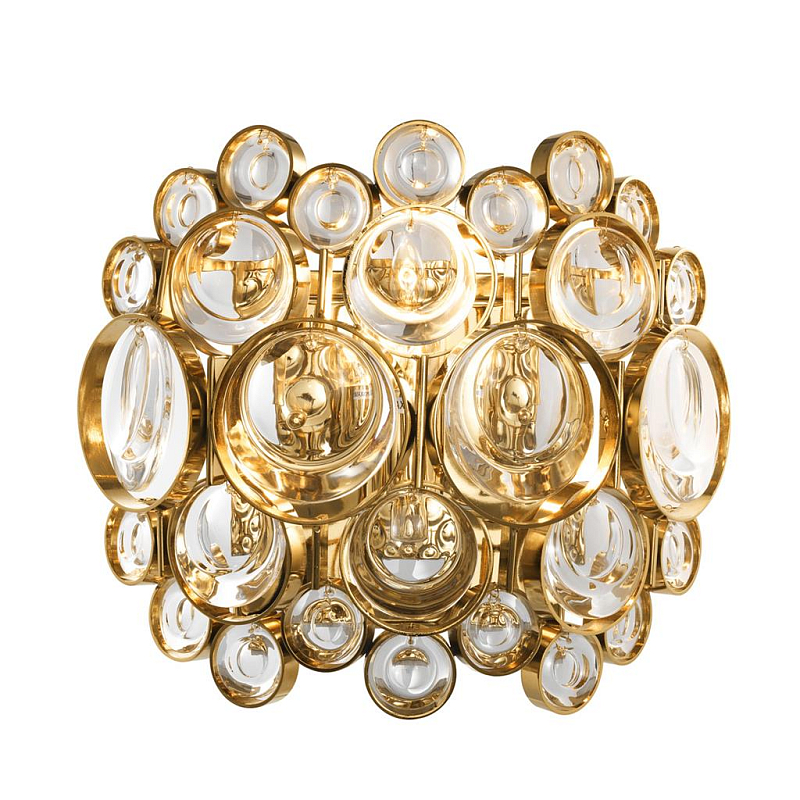 Бра Wall Lamp Avant Глянцевое золото Прозрачный (Transparent) Бра Wall Lamp Avant Глянцевое золото Прозрачный (Transparent) в Волгограде | Loft Concept