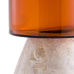 Высокая чаша из янтарного стекла Amber Marble Vase варинант исполнения - 2 | Loft Concept в Волгограде