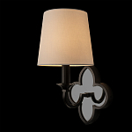 Бра с белым текстильным абажуром и фигурным основанием с зеркальной вставкой Vitorino варинант исполнения - 9 | Loft Concept в Волгограде