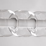 Люстра линейная с 6-ю прозрачными стеклянными плафонами округлой формы HANDLE GRAPE варинант исполнения - 9 | Loft Concept в Волгограде