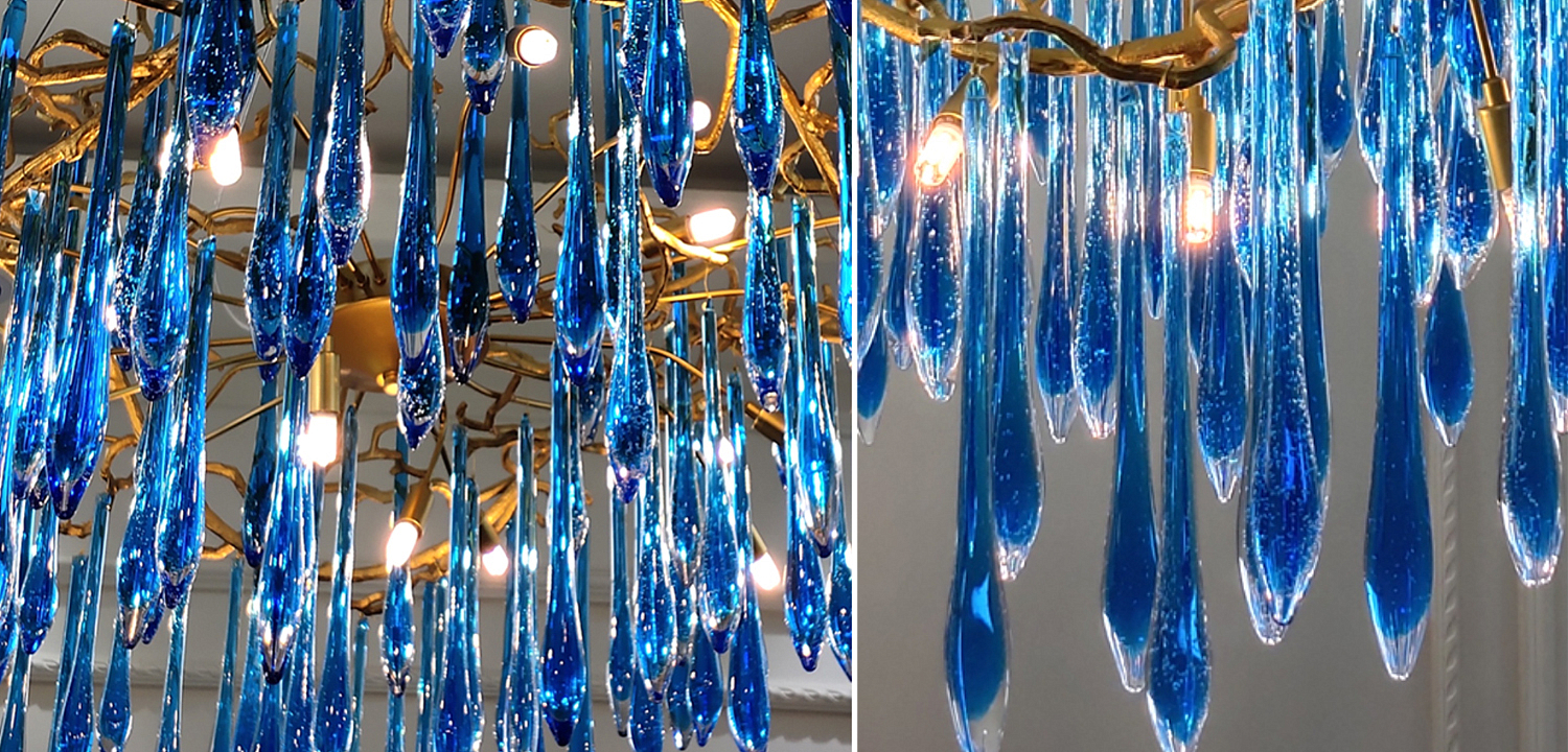 Люстра Blue Fountain Chandelier Люстра Blue Fountain Chandelier - Loft-Concept в Волгограде