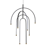 Люстра подвесная с дугообразными изогнутыми элементами Luke Lampco Tracer Lamp варинант исполнения - 1 | Loft Concept в Волгограде