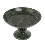 Фруктовница большая из натурального камня Змеевик Шабровский Natural Stone Fruit Bowls варинант исполнения - 2 | Loft Concept в Волгограде