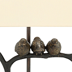 Настольная лампа Птицы на изогнутой ветке Lamp Tit варинант исполнения - 1 | Loft Concept в Волгограде