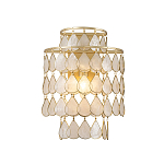 Бра с декором из натуральной морской ракушки Iridescent Light варинант исполнения - 1 | Loft Concept в Волгограде