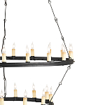 Люстра круглая двухъярусная Lightness and Scale варинант исполнения - 1 | Loft Concept в Волгограде