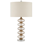 Настольная лампа с фактурным стеклянным корпусом Glamorous Pommel варинант исполнения - 3 | Loft Concept в Волгограде