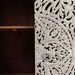 Шкаф с орнаментом ручная резьба из дерева Indian Antique Furniture  варинант исполнения - 3 | Loft Concept в Волгограде