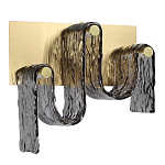 Бра волнистой формы из фактурного стекла Big Wave варинант исполнения - 1 | Loft Concept в Волгограде