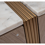 Комод с мраморной столешницей Uniqueness Marble варинант исполнения - 4 | Loft Concept в Волгограде