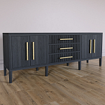 Большая VT-тумба Primo шпон Черный дуб варинант исполнения - 3 | Loft Concept в Волгограде