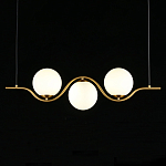 Люстра подвесная светодиодная Jagna 2 Gold and White варинант исполнения - 1 | Loft Concept в Волгограде